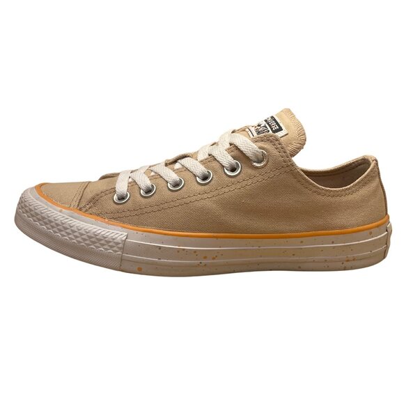 Converse All Star Women’s Light Brown Canvas Speckled Low Top Sneakers Size 7 - Picture 4 of 8